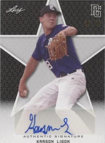 2020 Leaf Perfect Game National Showcase - Karson Ligon #BA-KL1