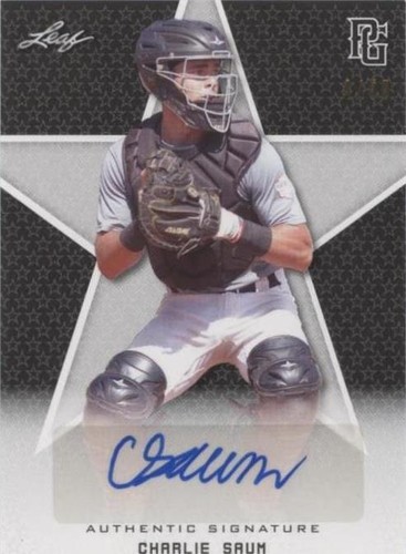 2020 Leaf Perfect Game National Showcase - Charlie Saum #BA-CS3