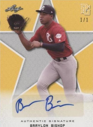 2020 Leaf Perfect Game National Showcase - Braylon Bishop #BA-BB1