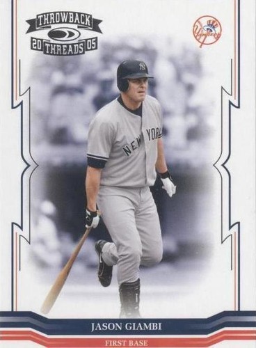 2005 Donruss Throwback Threads - Jason Giambi #126