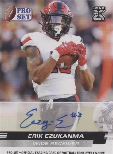 2022 Leaf Pro Set Draft Erik Ezukanma #PSA-EE1