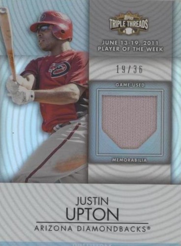 2012 Topps Triple Threads - Justin Upton #TTUR-104