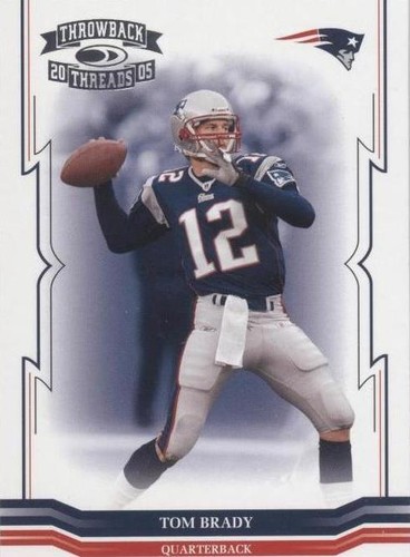 2005 Donruss Throwback Threads Tom Brady #88