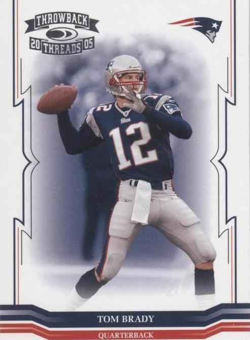 Donruss Throwback Threads 2005 Tom Brady #88