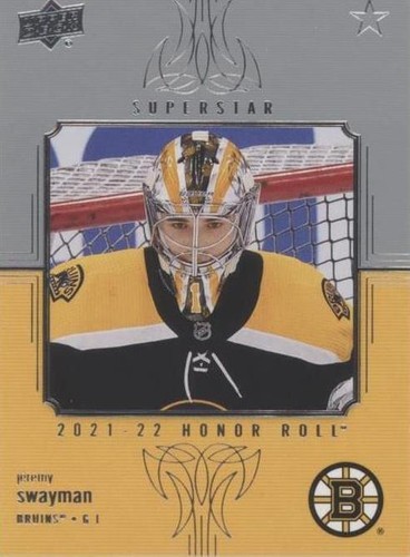 2021-22 Upper Deck Series 1 - Jeremy Swayman #HR-48