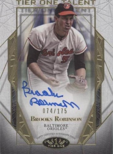 2022 Topps Tier One - Brooks Robinson #T1TA-BRO
