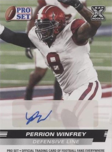 2022 Leaf Pro Set Draft Perrion Winfrey #PSA-PW1