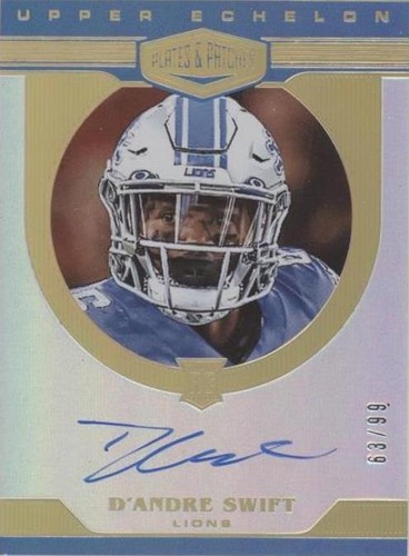 2020 Panini Plates & Patches D'Andre Swift #UE-DS