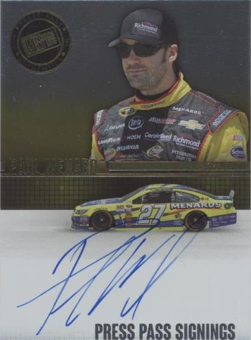 2015 Press Pass - Paul Menard #PPS-PM