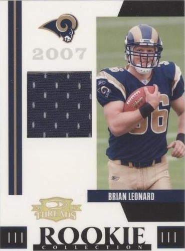 2007 Donruss Threads Brian Leonard #RCM-11
