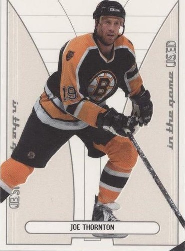 2002-03 In the Game-Used - Joe Thornton #107
