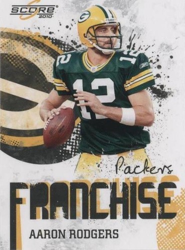 2010 Score Aaron Rodgers #14
