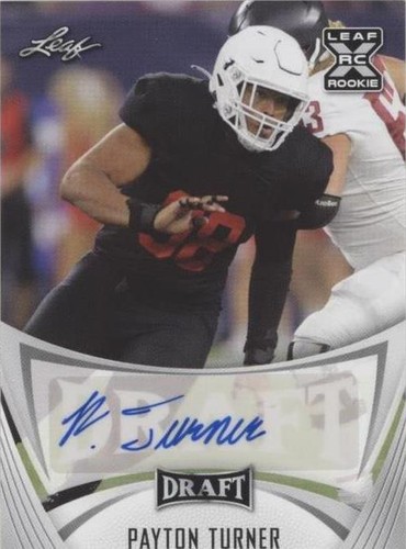 2021 Leaf Draft Payton Turner #BA-PT1