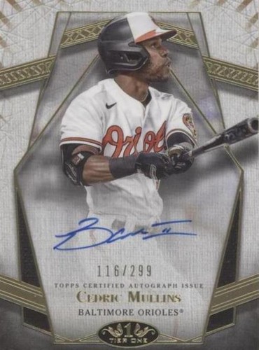 2022 Topps Tier One - Cedric Mullins #PPA-CM