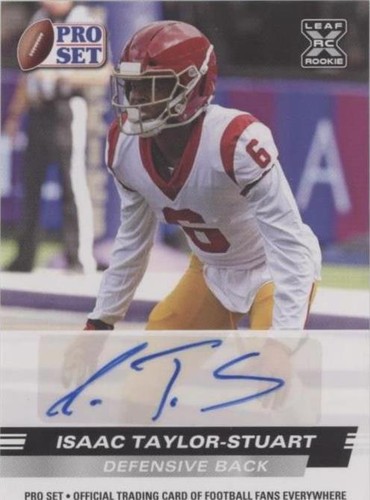 2022 Leaf Pro Set Draft Isaac Taylor-Stuart #PSA-ITS