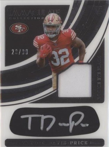 2022 Panini Immaculate Collection Tyrion Davis-Price #REB-TDP