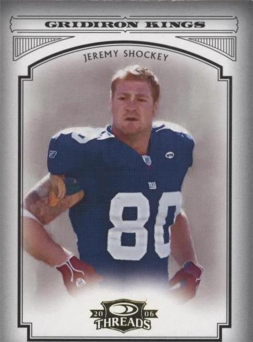2006 Donruss Threads Jeremy Shockey #PGK-23
