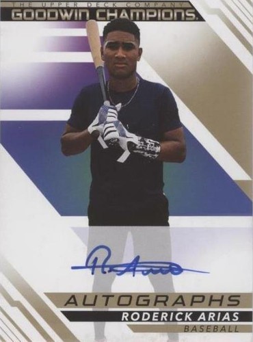 2022 Upper Deck Goodwin Champions - Roderick Arias #A-RA