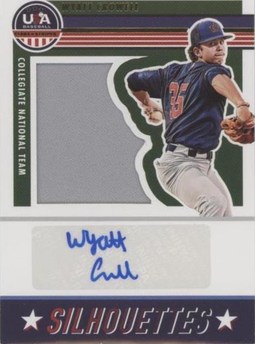 2023 Panini USA Baseball Stars & Stripes - Wyatt Crowell #SIL-WC
