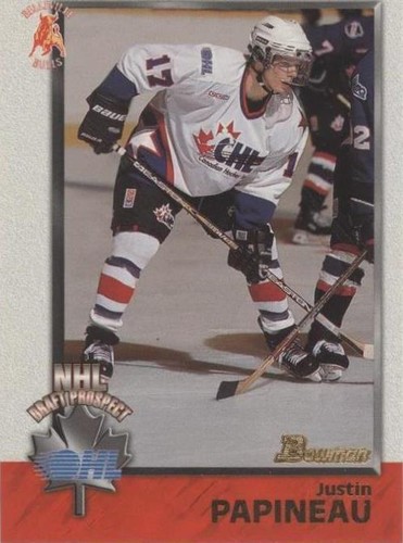 1998-99 Bowman CHL - Justin Papineau #149