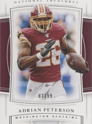 2019 Panini National Treasures Adrian Peterson #45