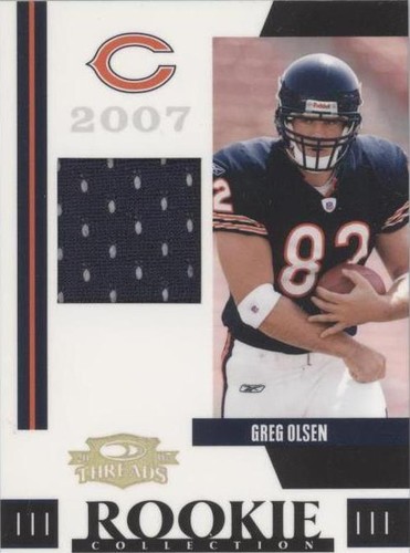 2007 Donruss Threads Greg Olsen #RCM-12