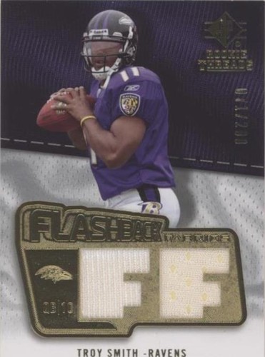 2008 SP Rookie Threads Troy Smith #FF-TS