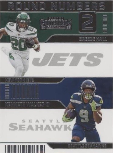 2022 Panini Contenders Breece Hall Kenneth Walker III #RN-HW