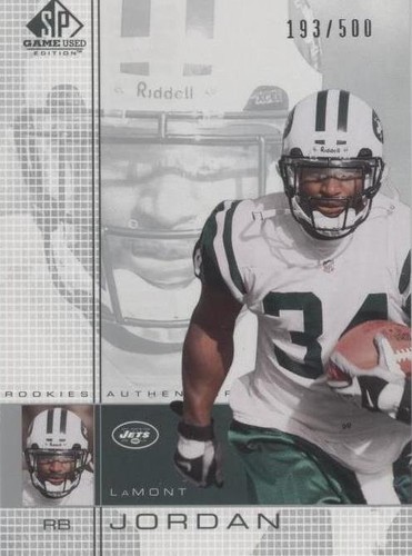 2001 SP Game Used Edition LaMont Jordan #121