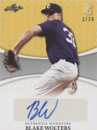 2022 Leaf Perfect Game National Showcase - Blake Wolters #BA-BW2