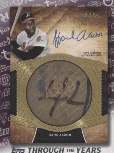 2021 Topps - Hank Aaron #TTY-18