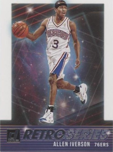 2021-22 Donruss Optic 75 Years of the NBA #38 Allen Iverson