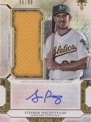 2018 Topps Triple Threads - Stephen Piscotty #UAJR-SP