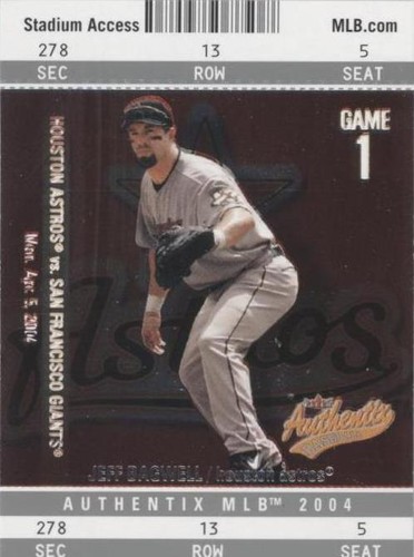 2004 Fleer Authentix - Jeff Bagwell #37