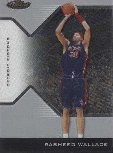 2004-05 Topps Finest - Rasheed Wallace #36