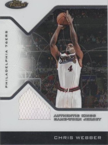 2004-05 Topps Finest - Chris Webber #107