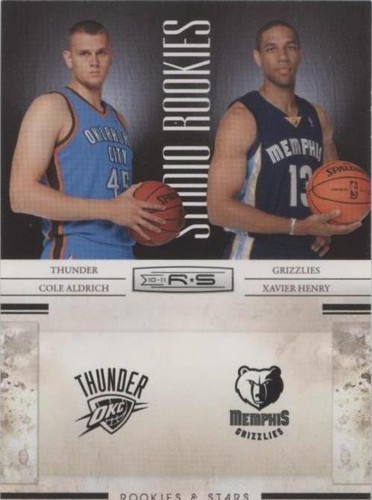 2010-11 Panini Rookies & Stars - Xavier Henry/Cole Aldrich #7