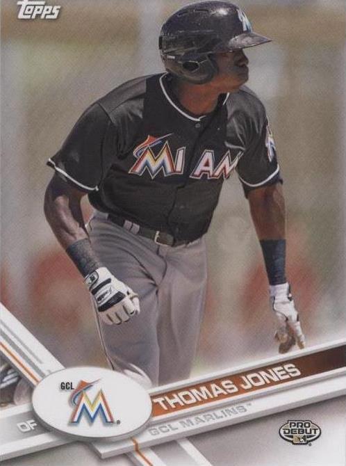 2017 Topps Pro Debut - Thomas Jones #137