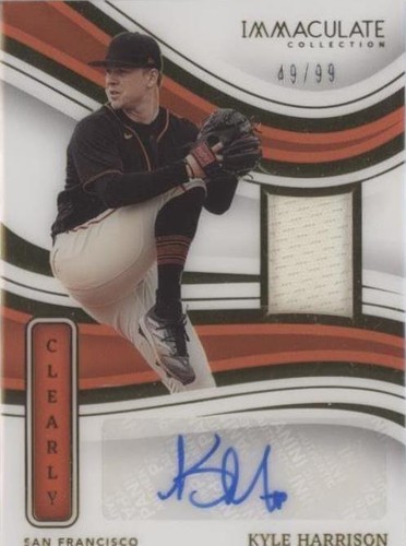 2023 Panini Immaculate Collection - Kyle Harrison #CMS-KH