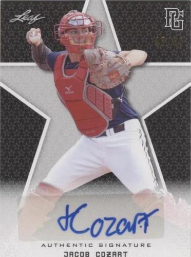 2020 Leaf Perfect Game National Showcase - Jacob Cozart #BA-JC4