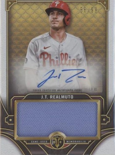 2022 Topps Triple Threads - J.T. Realmuto #ASJR-JR