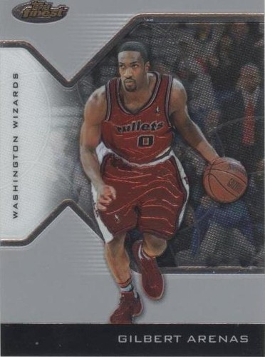2004-05 Topps Finest - Gilbert Arenas #86