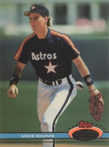 1991 Topps Stadium Club - Mike Simms #281