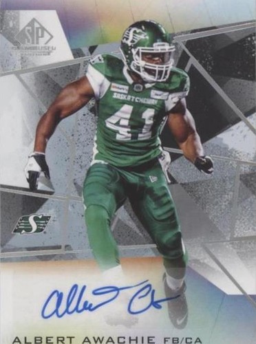 2021 SP Game Used Edition CFL Albert Awachie #A-AA