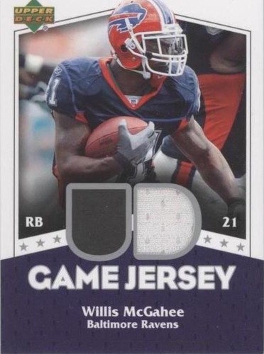 2007 Upper Deck Willis McGahee #UDGJ-WM2