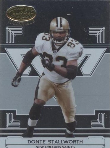 2006 Leaf Certified Materials Donte Stallworth #91