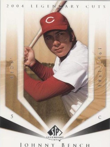 2004 SP Legendary Cuts - Johnny Bench #60