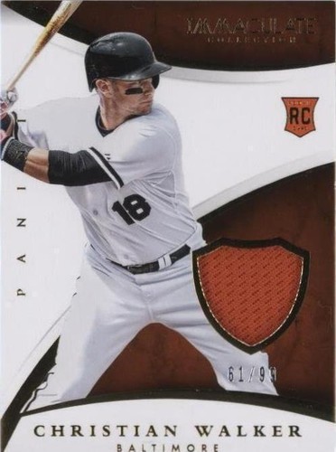 2015 Panini Immaculate Collection - Christian Walker #64