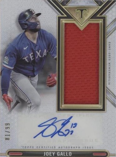 2021 Topps Triple Threads - Joey Gallo #ASJR-JG