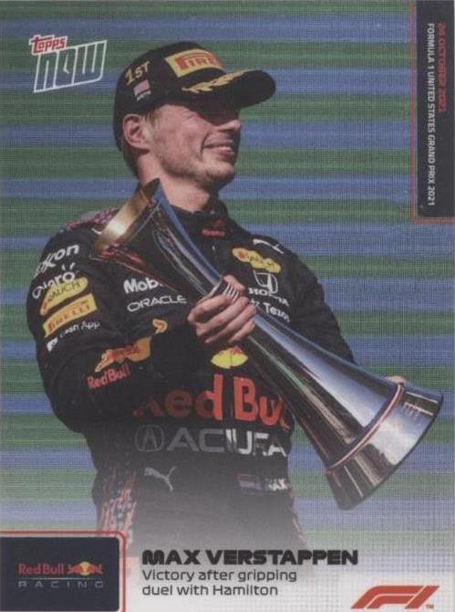 2021 Topps Now F1 - Max Verstappen #064